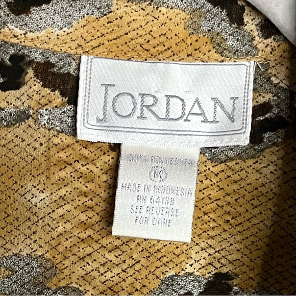 Jordan Tops Vintage Snake Print Button Up Poshmark